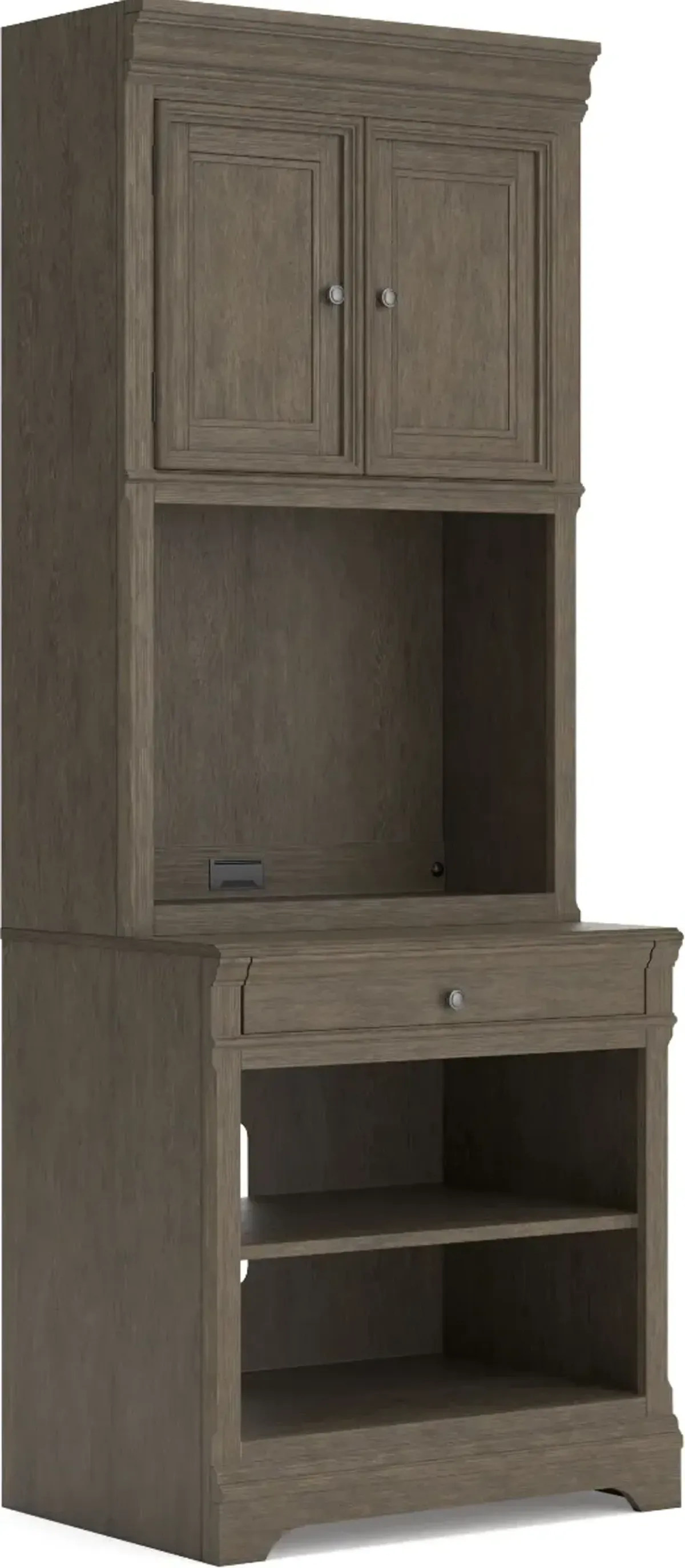 Signature Design by Ashley® Janismore Weathered Gray Bookcase