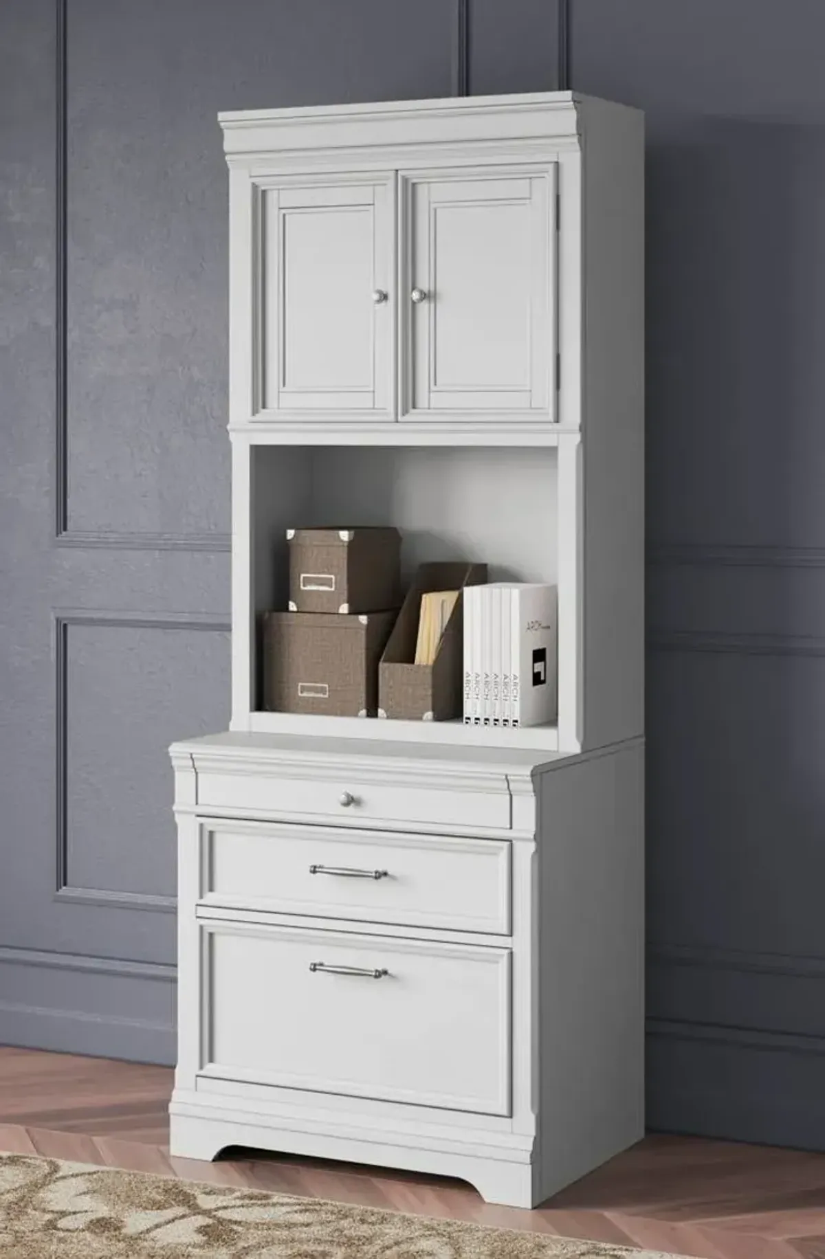 Signature Design by Ashley® Kanwyn Whitewash Bookcase