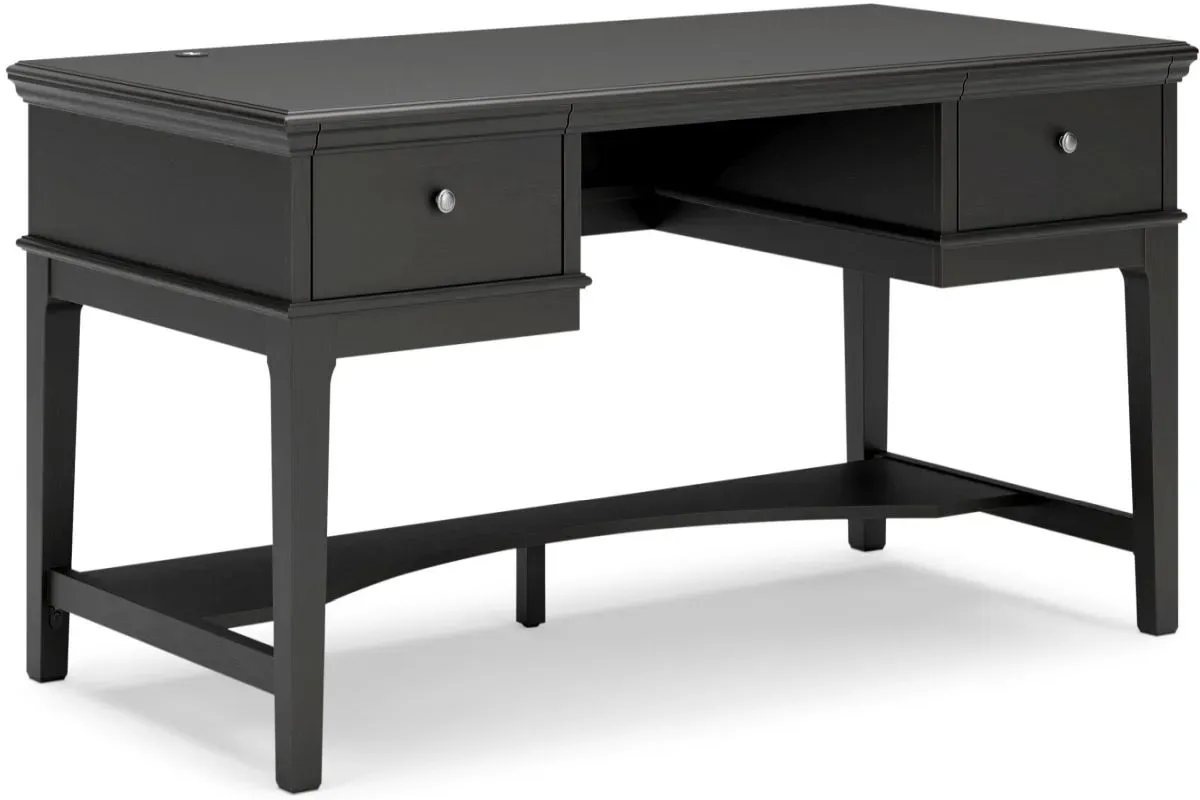 Signature Design by Ashley® Beckincreek Vintage Black Office Storage Leg Desk
