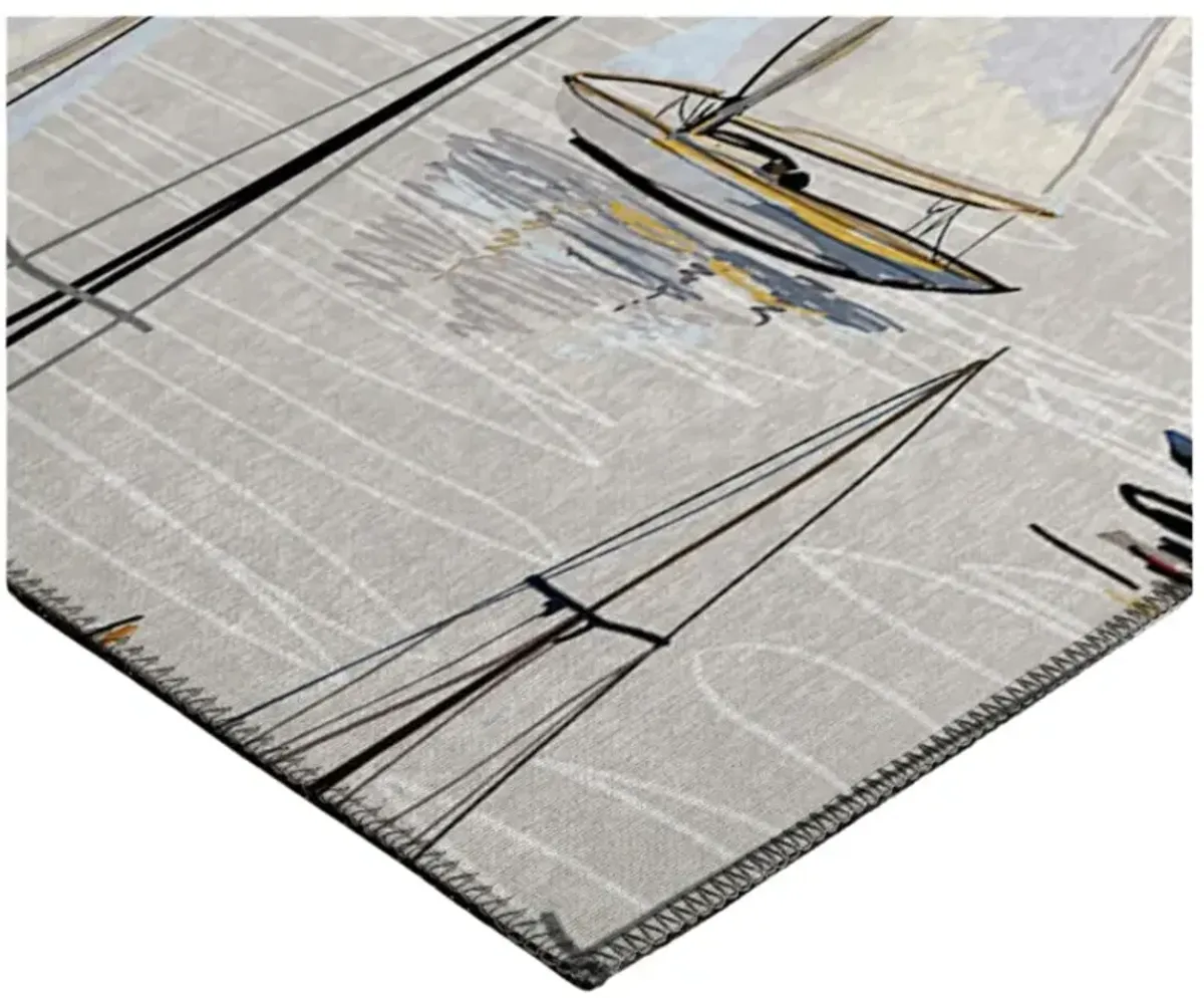 Dalyn Rug Company Harbor HA8 Ivory 5'x8' Area Rug