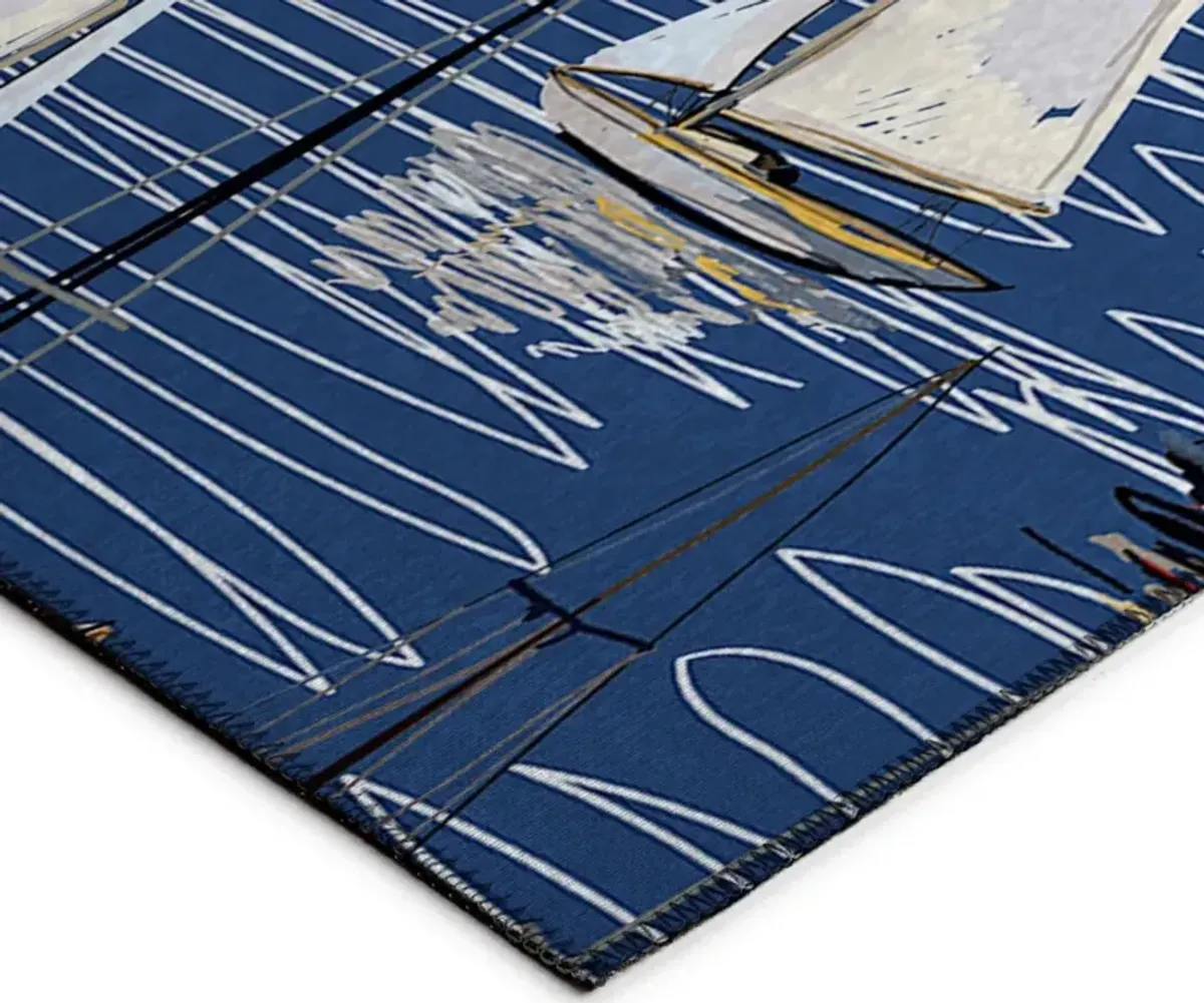 Dalyn Rug Company Harbor Navy 5'x8' Style 4 Area Rug