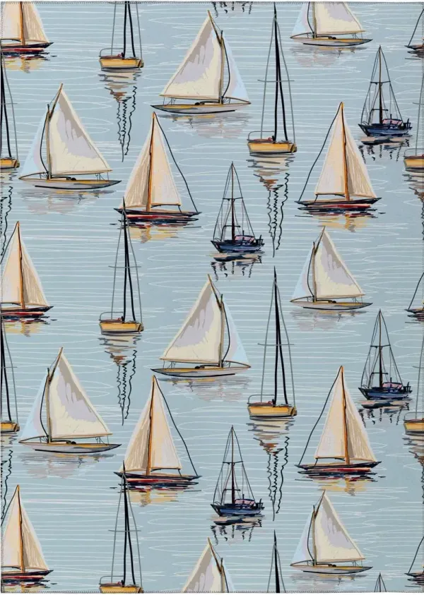 Dalyn Rug Company Harbor HA8 Sky 5'x8' Area Rug