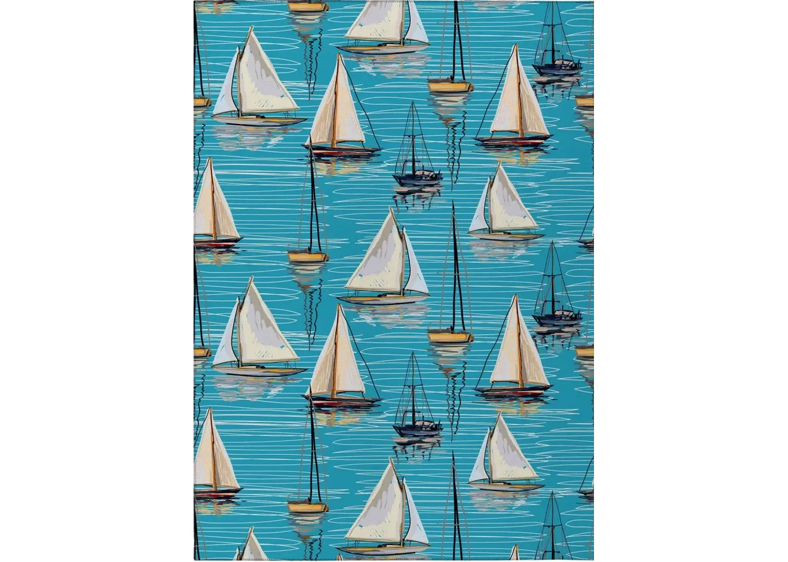 Dalyn Rug Company Harbor Teal 5'x8' Area Rug