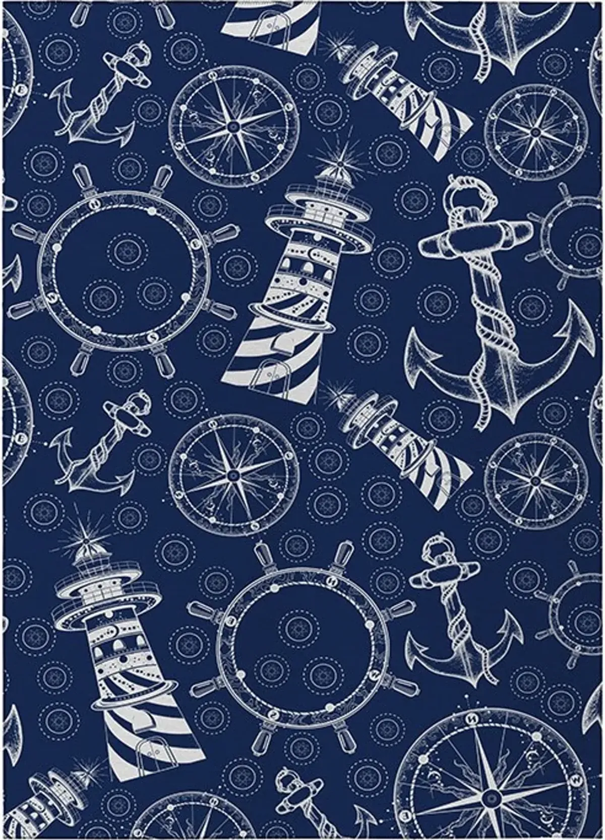 Dalyn Rug Company Harbor Navy 8'x10' Style 3 Area Rug