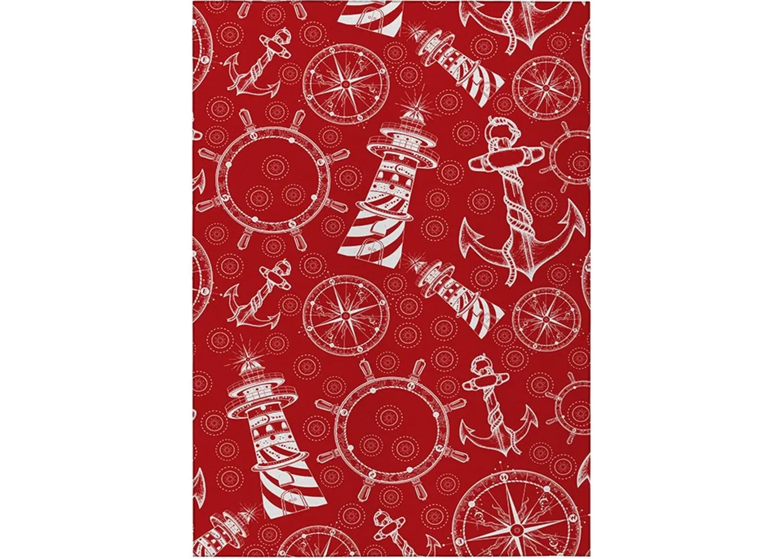 Dalyn Rug Company Harbor Red 8'x10' Style 2 Area Rug