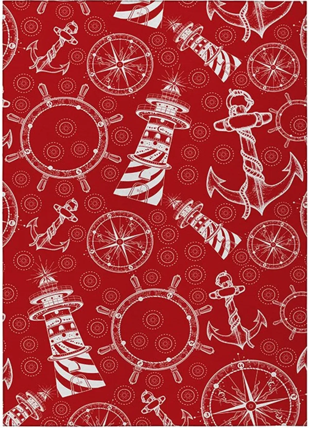 Dalyn Rug Company Harbor Red 8'x10' Style 2 Area Rug