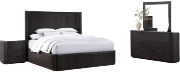 Steve Silver Co. Henry 4-Piece Espresso King Panel Bedroom Set