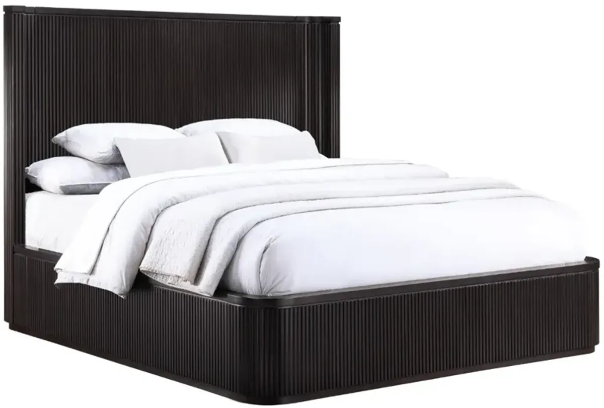 Steve Silver Co. Henry 4-Piece Espresso Queen Panel Bedroom Set
