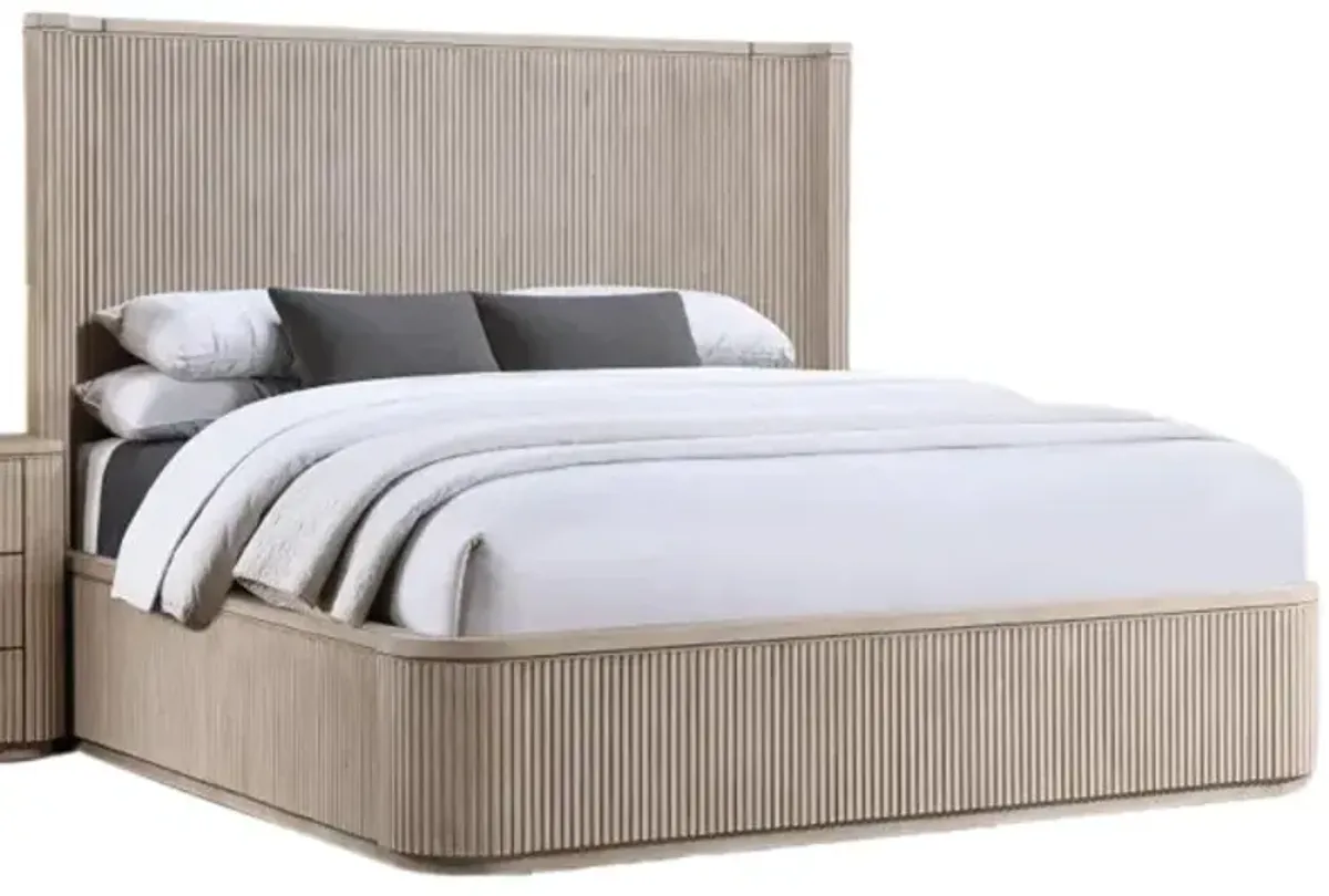 Steve Silver Co. Henry 4-Piece Sand Queen Panel Bedroom Set