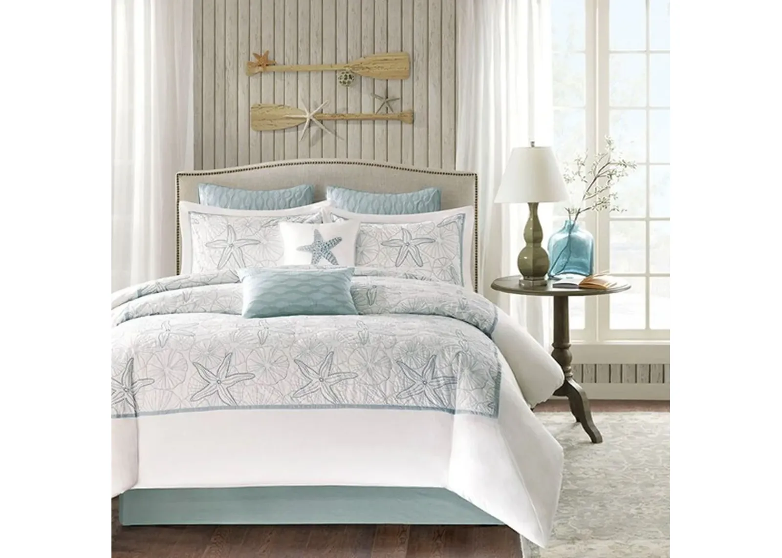 Olliix by Harbor House White Full Maya Bay Comforter Set