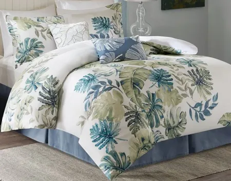 Olliix by Harbor House 6 Piece Multi Full Lorelai Cotton Printed Comforter Set
