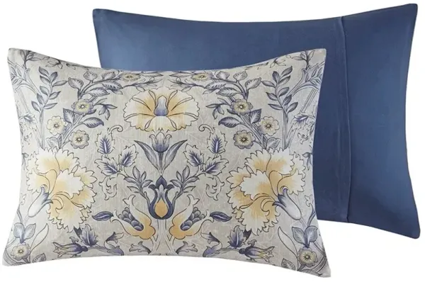 Olliix by Harbor House Livia 6 Pieces Multi California King Cotton Comforter Set