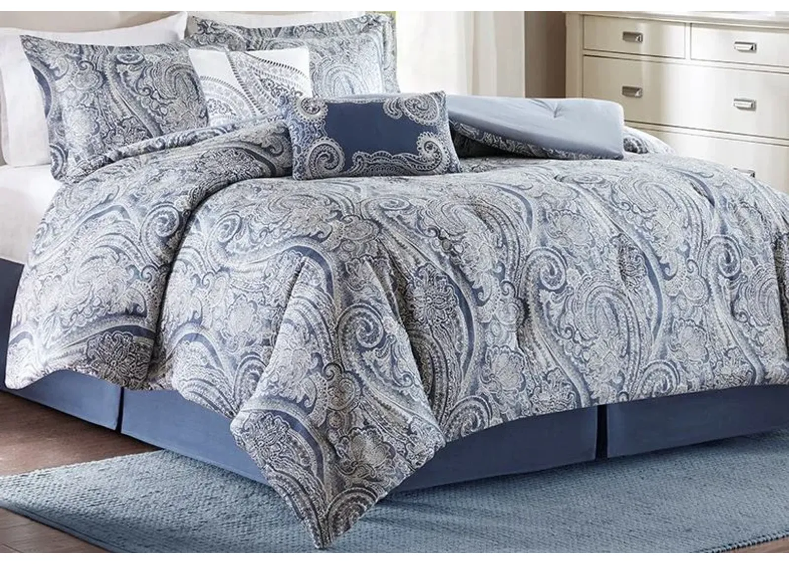 Olliix by Harbor House Stella 5 Piece Multi King Duvet Set