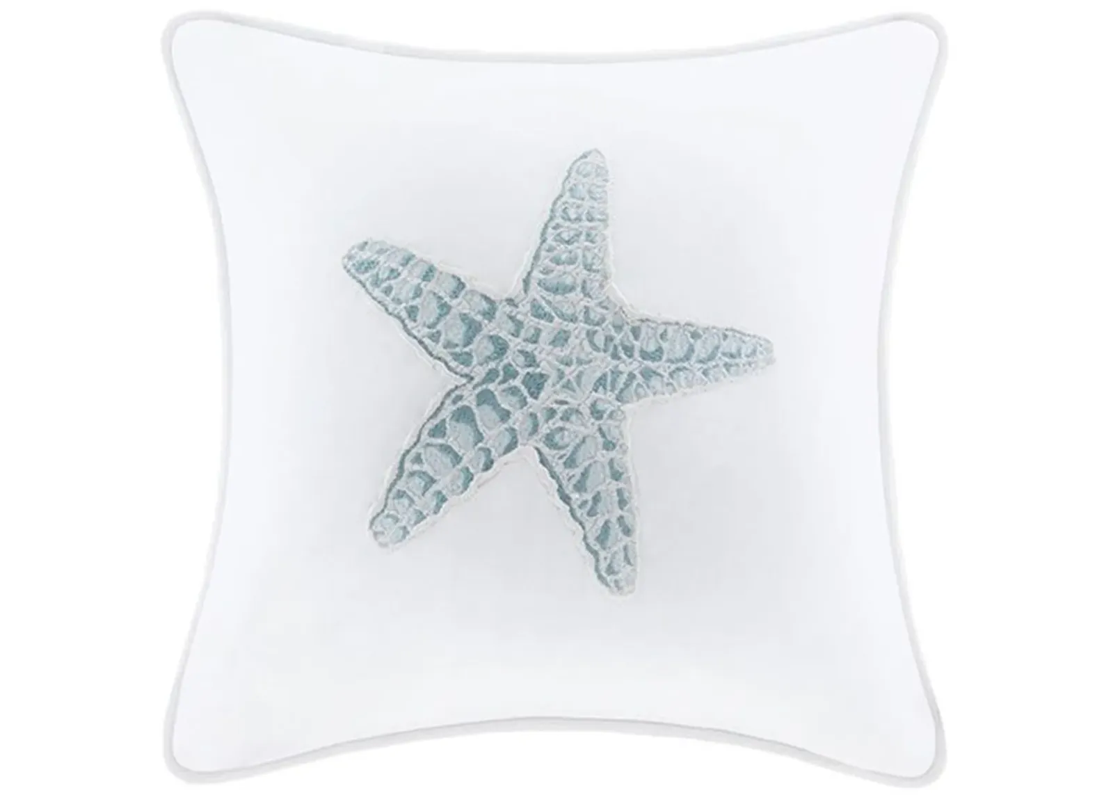 Olliix by Harbor House White Maya Bay Square Pillow