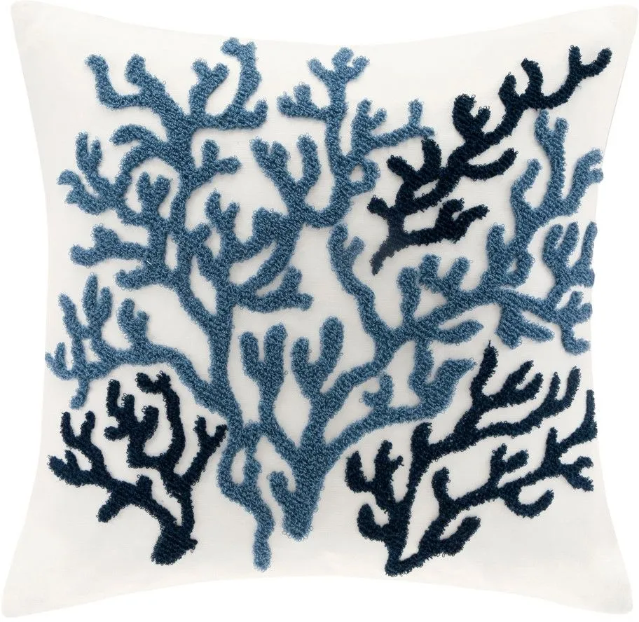 Olliix by Harbor House Beach House Blue Decorative Pillow