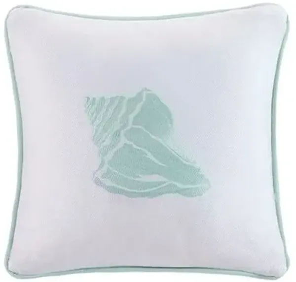 Olliix by Harbor House Coastline Ivory Square Pillow