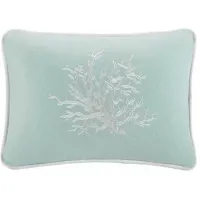 Olliix by Harbor House Coastline Aqua Oblong Pillow