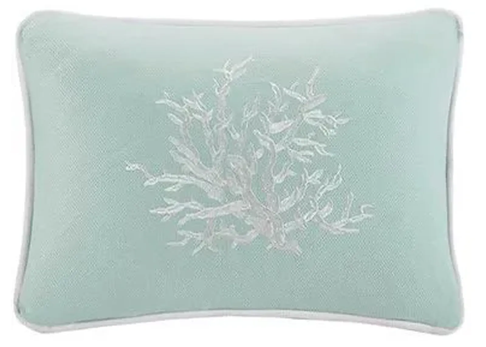 Olliix by Harbor House Coastline Aqua Oblong Pillow