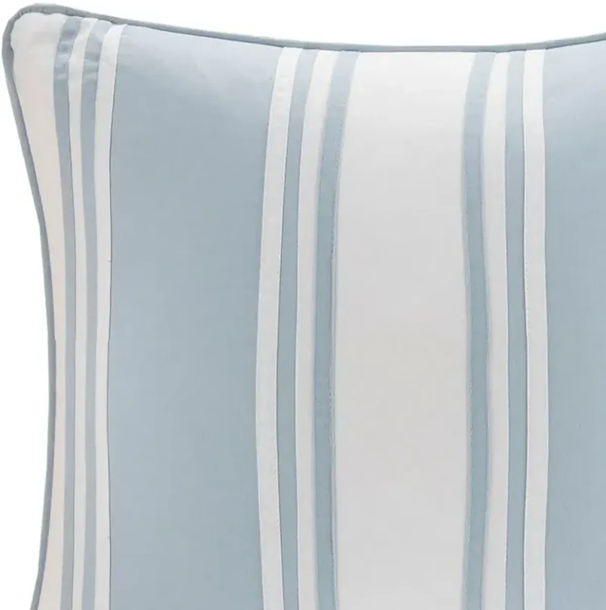 Olliix by Harbor House White Crystal Beach Pieced Square Pillow