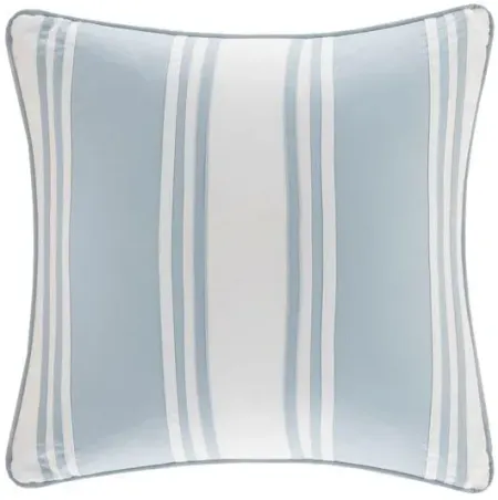 Olliix by Harbor House White Crystal Beach Pieced Square Pillow