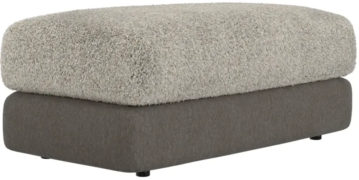 iAmerica Hill Two-Toned Slate Ottoman