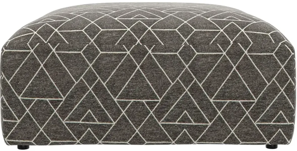 iAmerica Hill Two-Toned Umber Cocktail Ottoman