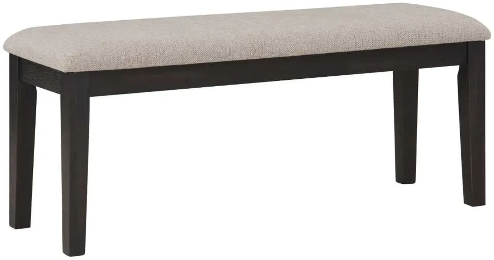 Steve Silver Co. Harington Black/Oatmeal Bench