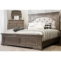 Steve Silver Co. Highland Park Waxed Driftwood Queen Bed