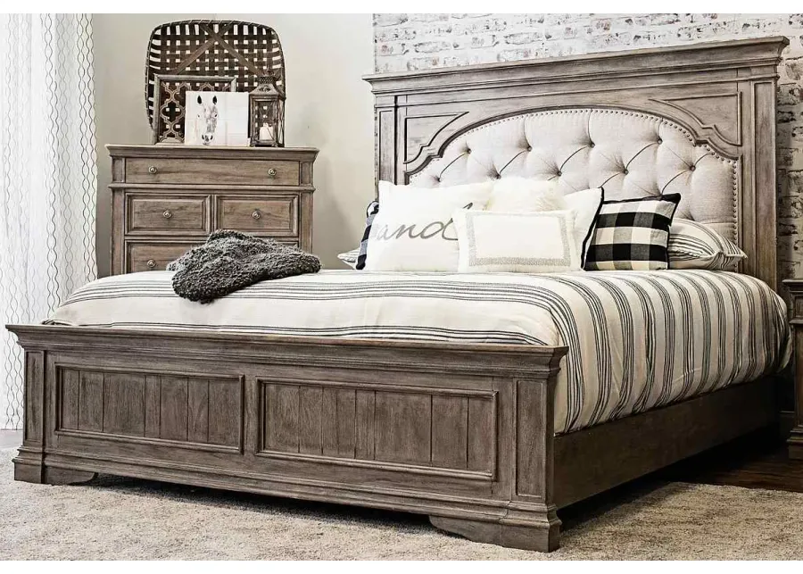 Steve Silver Co. Highland Park Waxed Driftwood Queen Bed