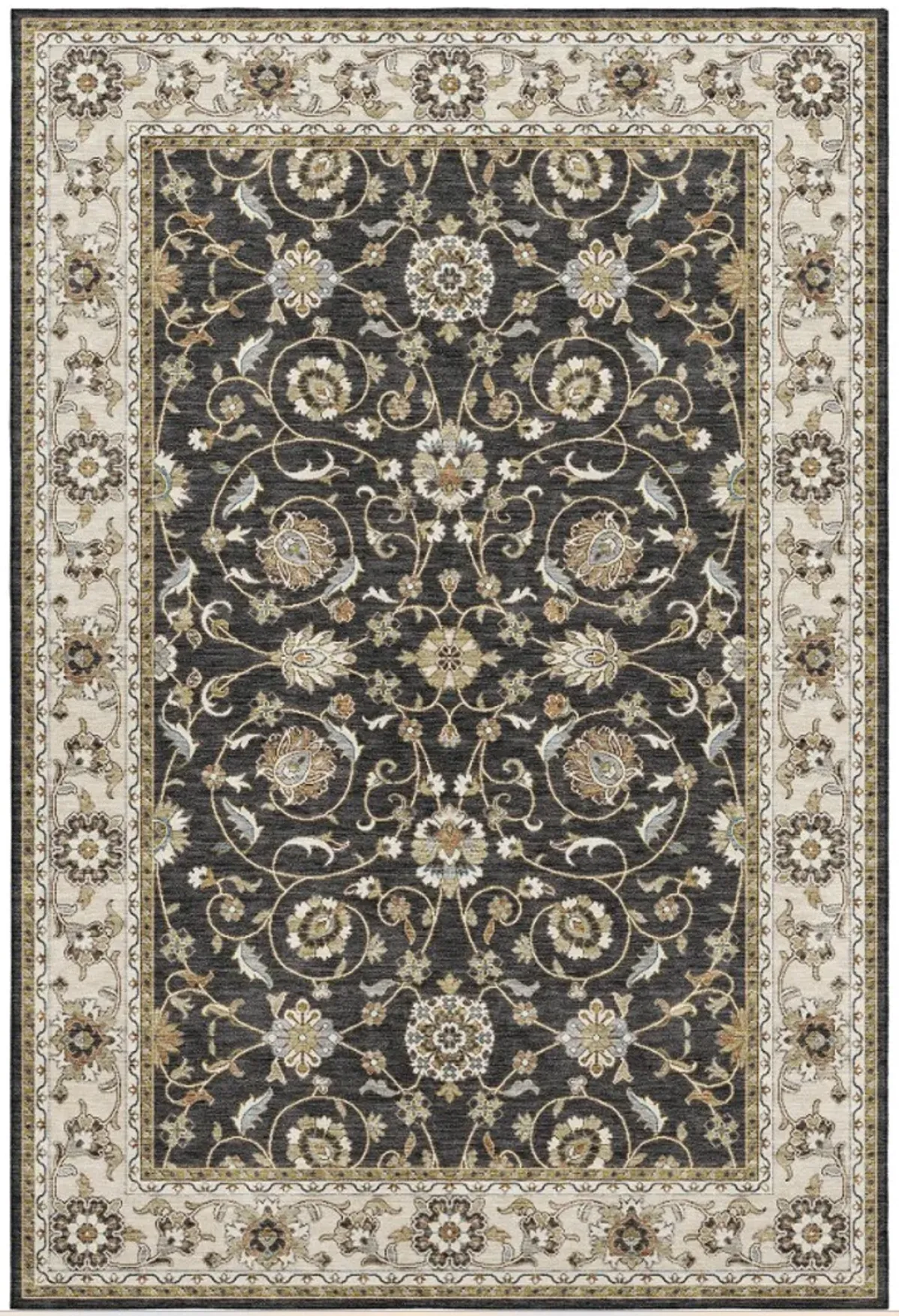 Dalyn Rug Company Hatay Black 5'x8' Style 1 Area Rug