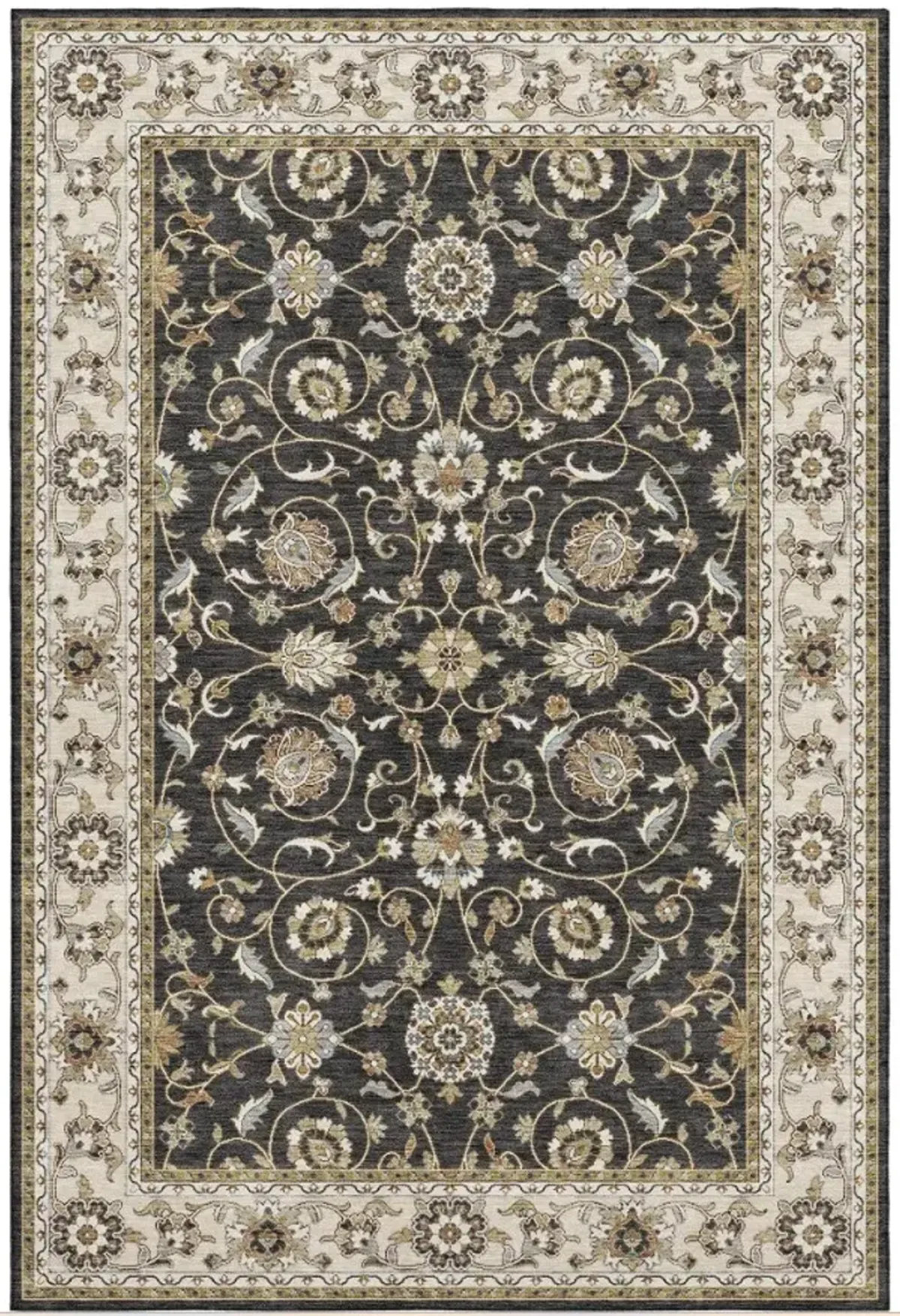 Dalyn Rug Company Hatay Black 5'x8' Style 1 Area Rug