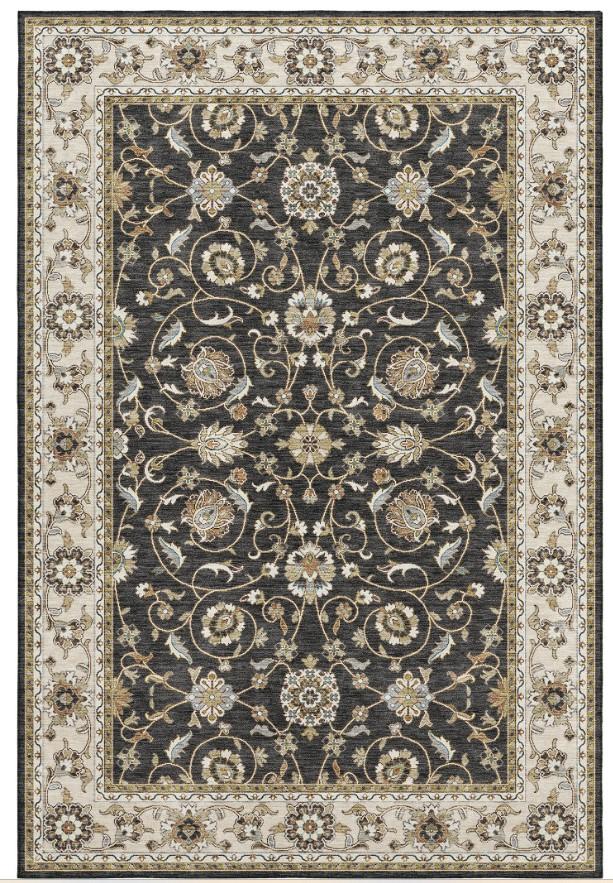 Dalyn Rug Company Hatay Black 5'x8' Style 1 Area Rug