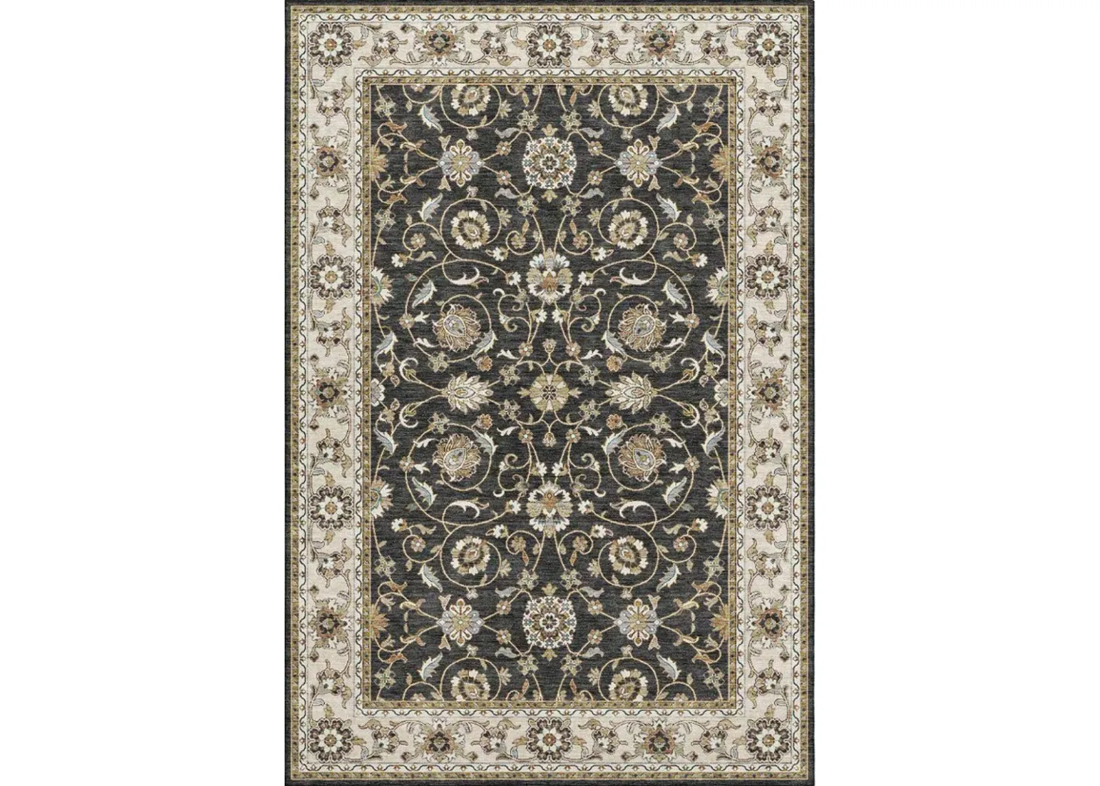 Dalyn Rug Company Hatay Black 8'x10' Style 1 Area Rug