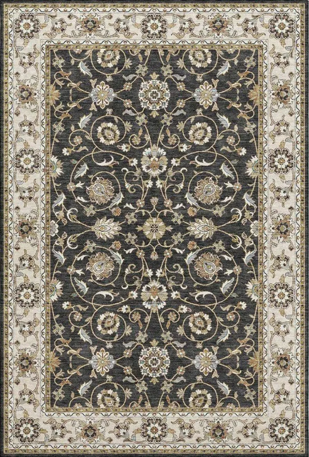 Dalyn Rug Company Hatay Black 8'x10' Style 1 Area Rug