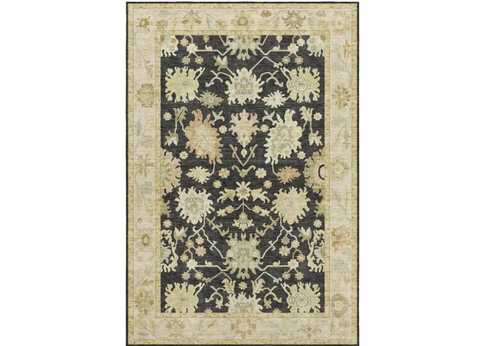 Dalyn Rug Company Hatay Black 5'x8' Style 2 Area Rug