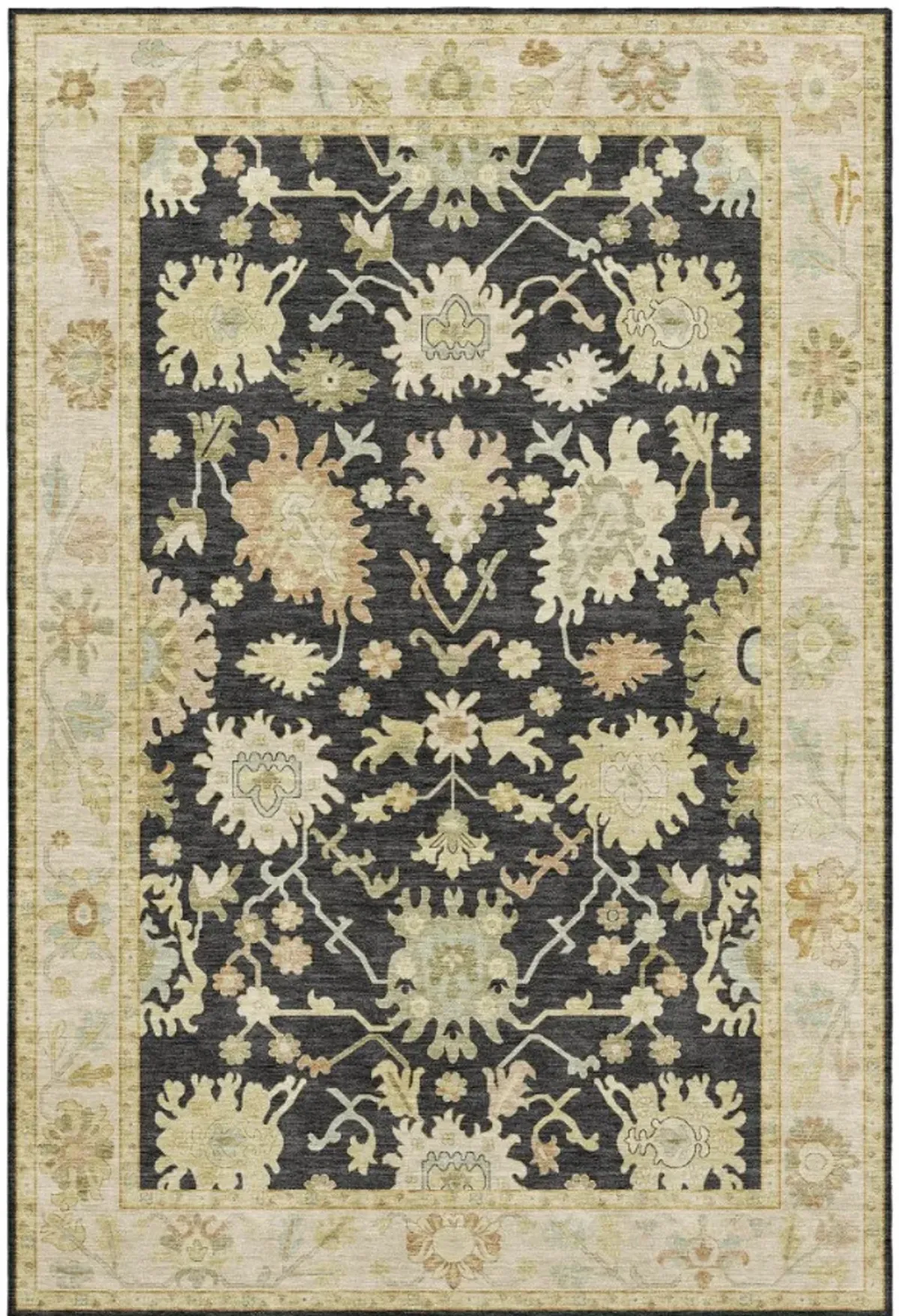 Dalyn Rug Company Hatay Black 5'x8' Style 2 Area Rug