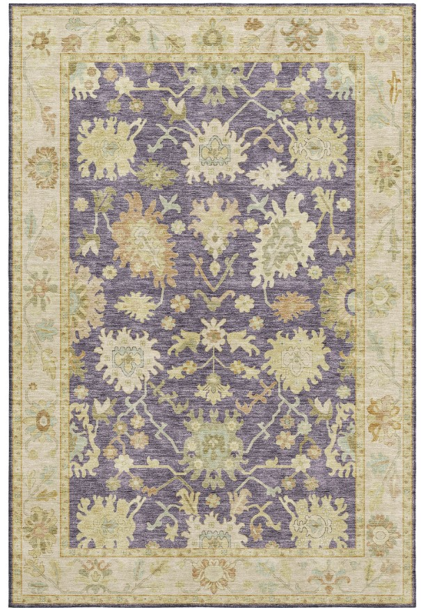 Dalyn Rug Company Hatay Purple 5'x8' Style 1 Area Rug