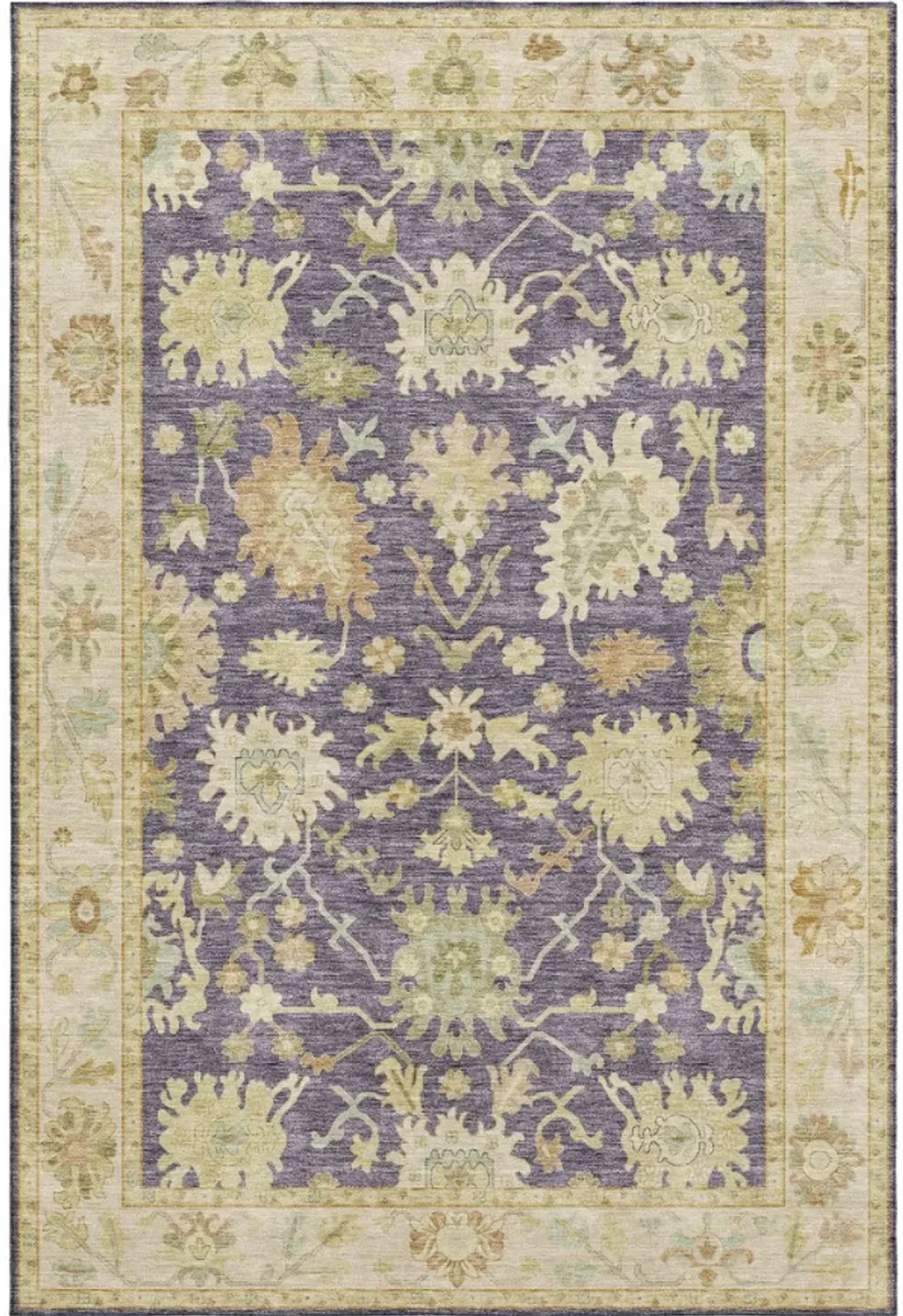 Dalyn Rug Company Hatay Purple 5'x8' Style 1 Area Rug