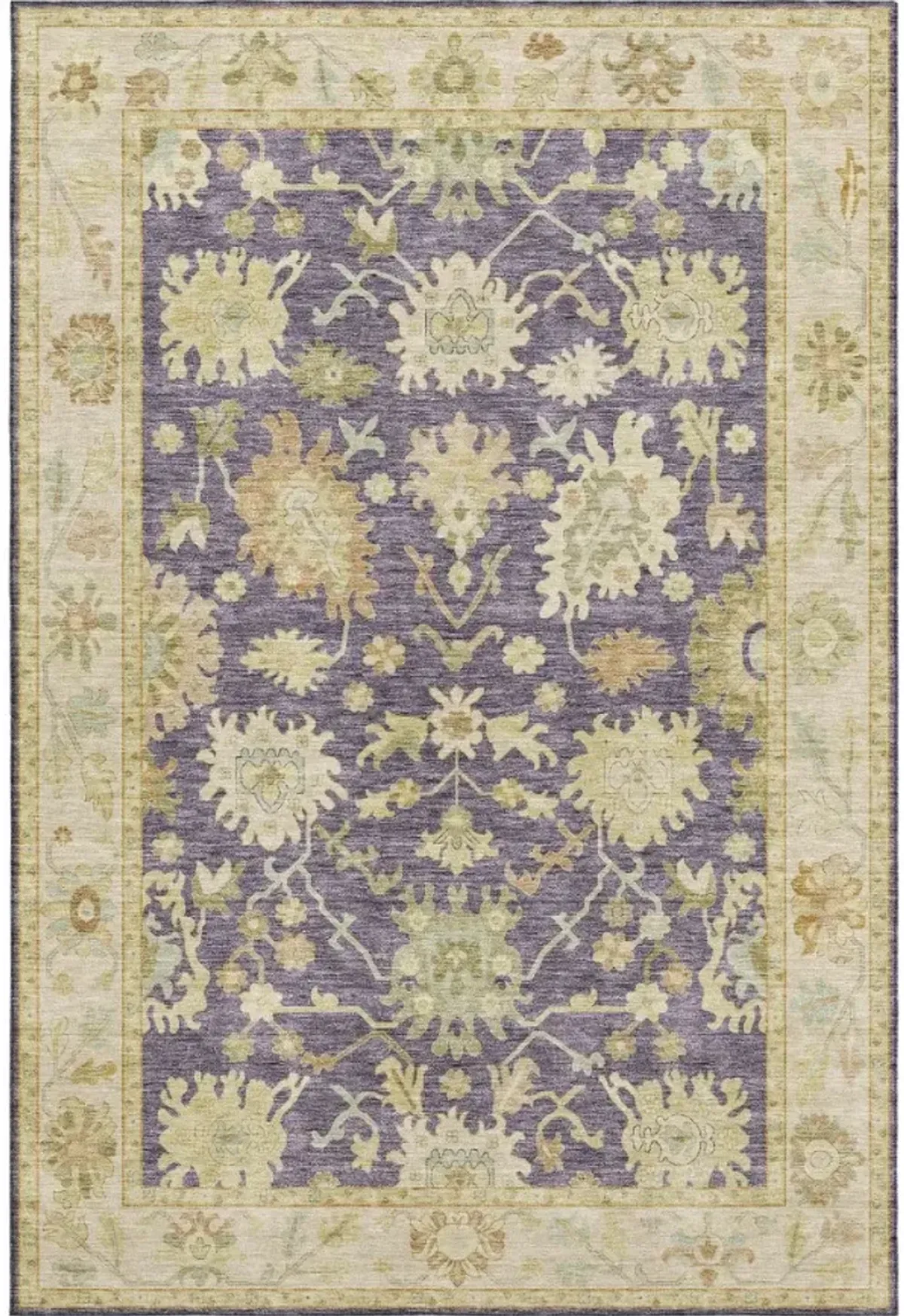 Dalyn Rug Company Hatay Purple 5'x8' Style 1 Area Rug