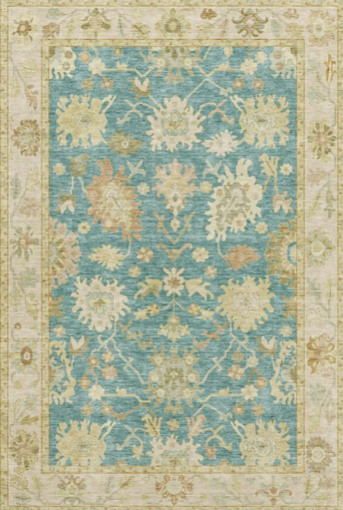 Dalyn Rug Company Hatay Teal 8'x10' Area Rug