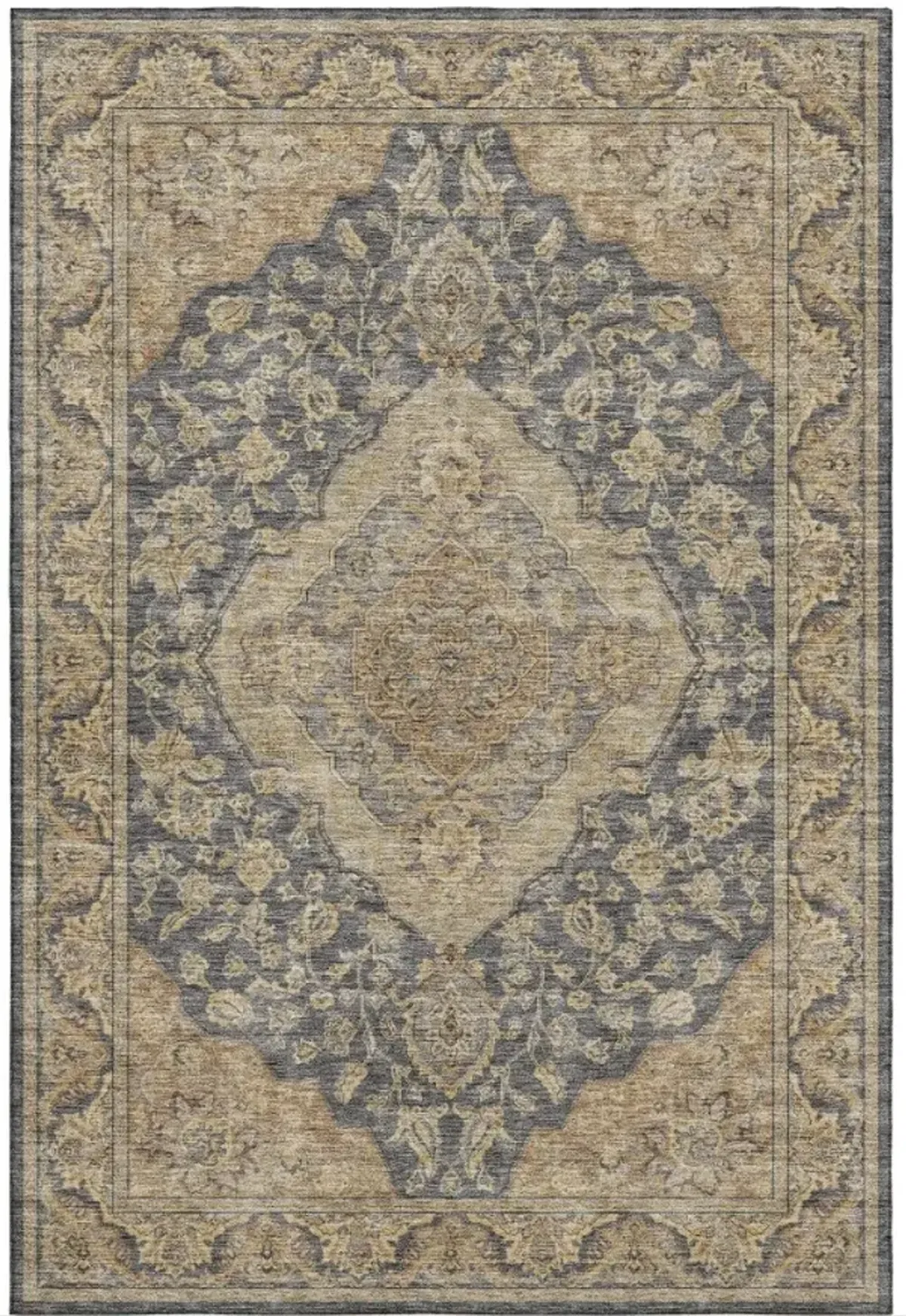 Dalyn Rug Company Hatay Charcoal 5'x8' Style 1 Area Rug