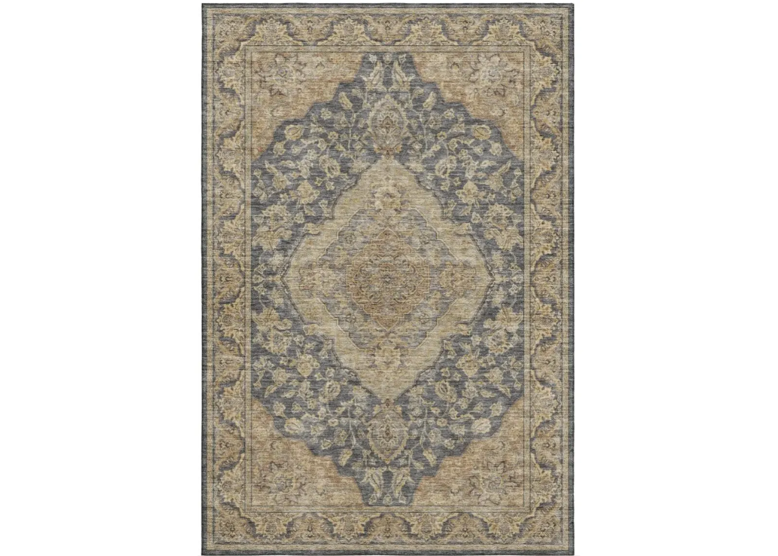 Dalyn Rug Company Hatay Charcoal 5'x8' Style 1 Area Rug