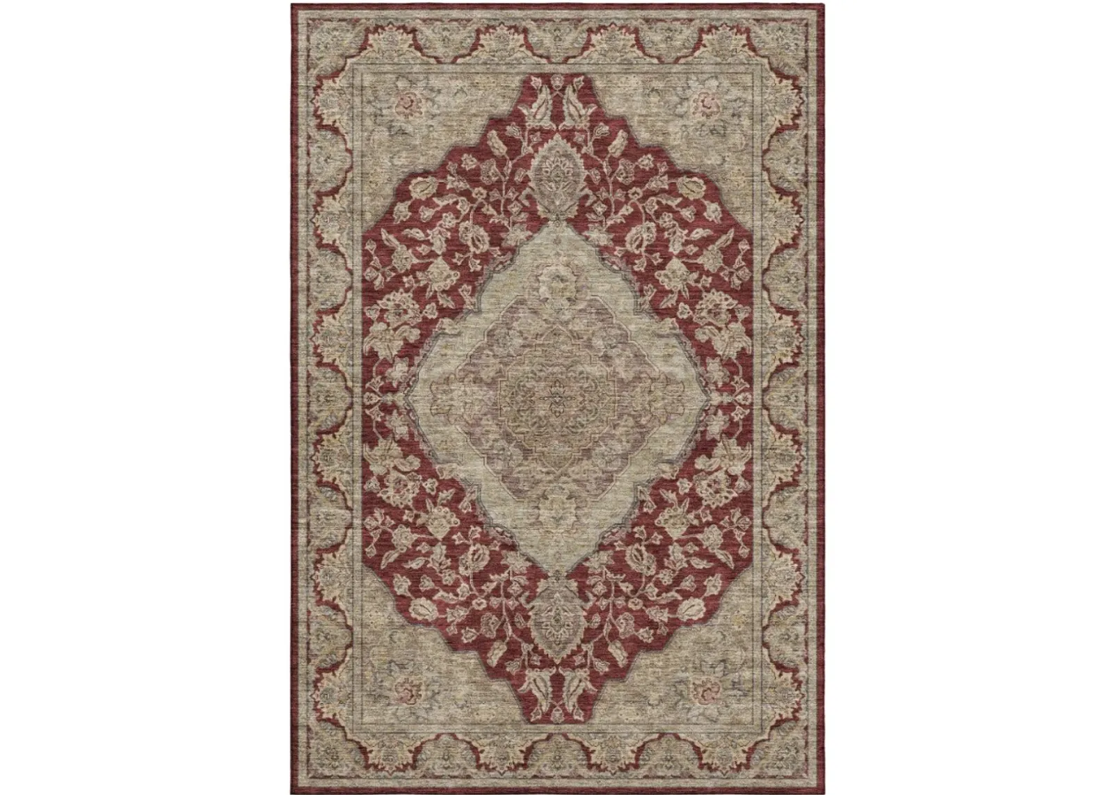 Dalyn Rug Company Hatay Garnet Red 5'x8' Area Rug