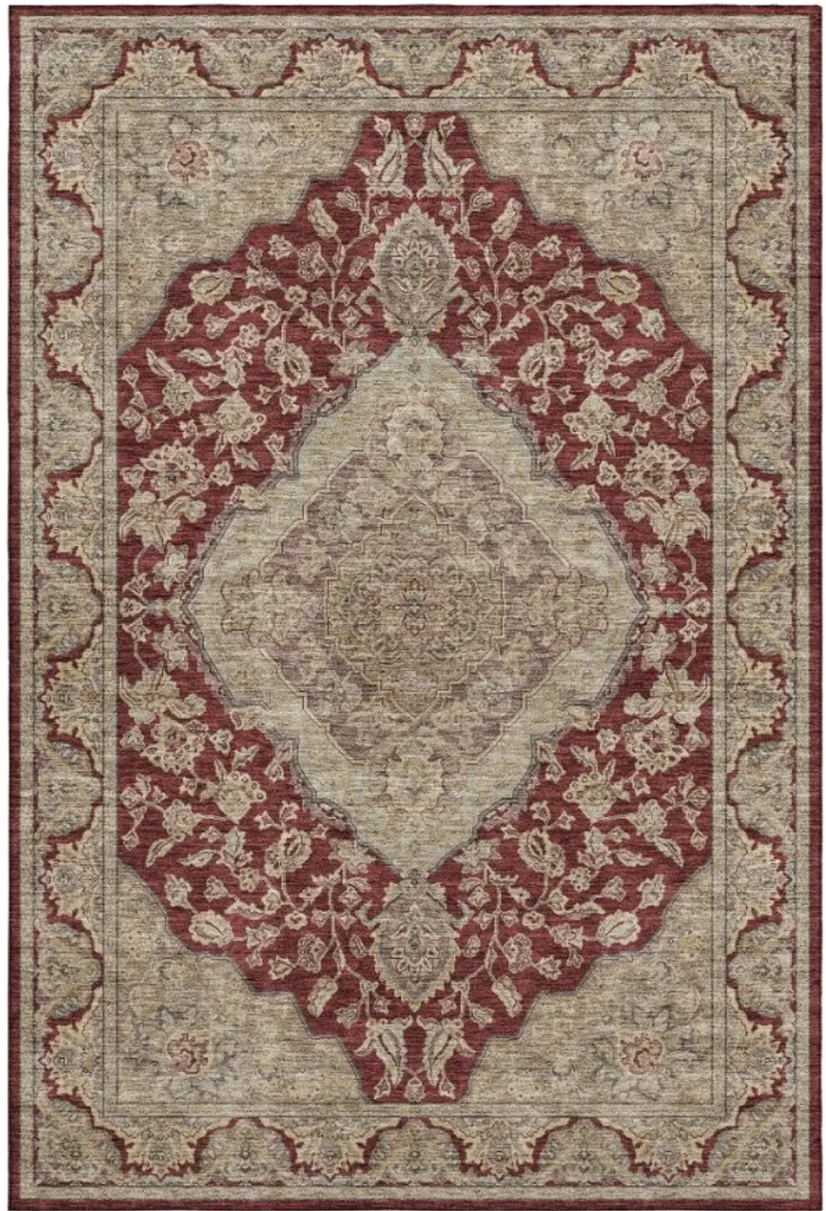 Dalyn Rug Company Hatay Garnet Red 5'x8' Area Rug