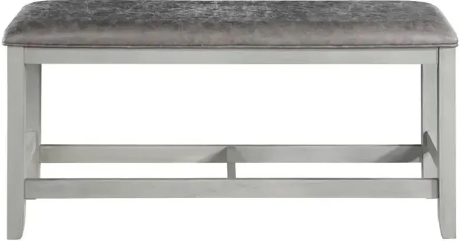 Steve Silver Co. Hyland Stone Gray Counter Bench