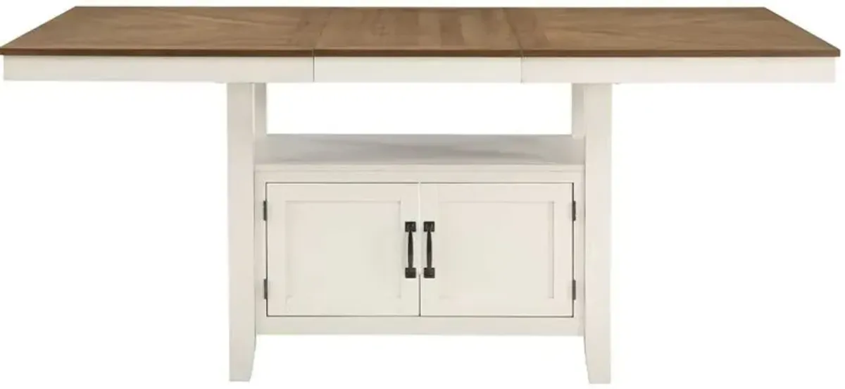 Steve Silver Co. Hyland Honey 80" Counter Table with Milk Base