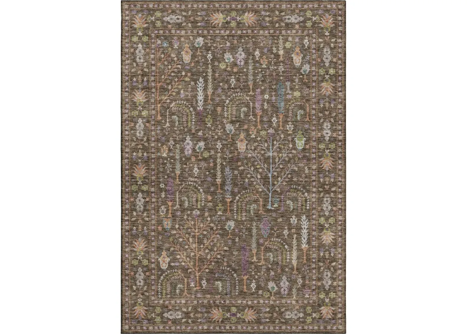 Dalyn Rug Company Hatay Brown 8'x10' Style 1 Area Rug