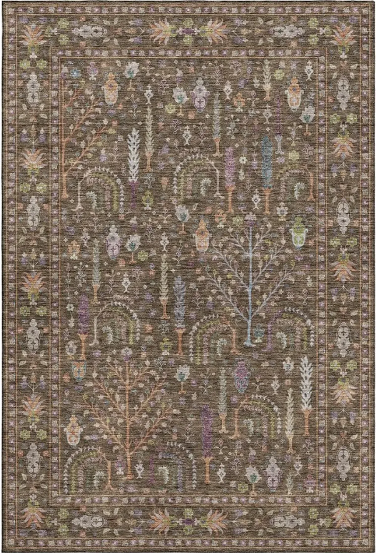 Dalyn Rug Company Hatay Brown 8'x10' Style 1 Area Rug