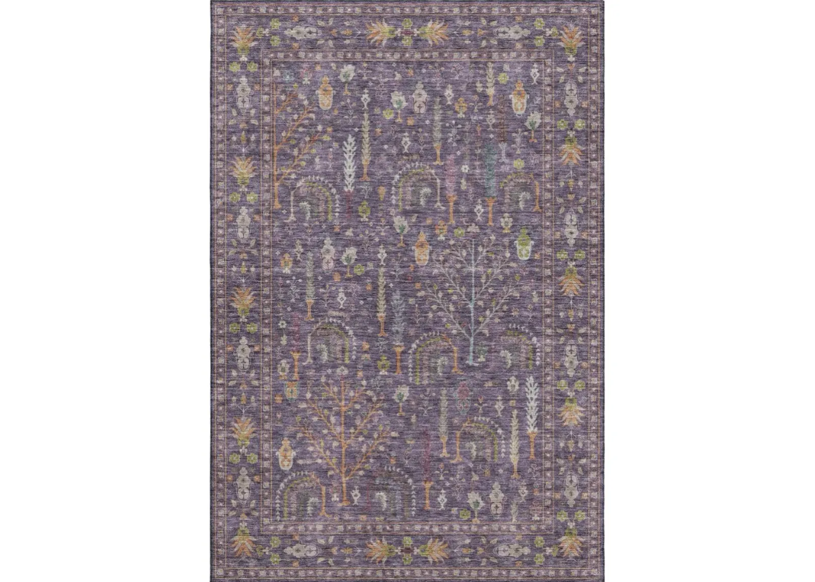 Dalyn Rug Company Hatay Purple 5'x8' Style 2 Area Rug