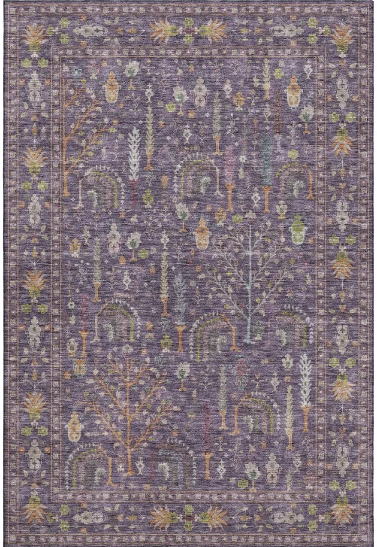 Dalyn Rug Company Hatay Purple 5'x8' Style 2 Area Rug